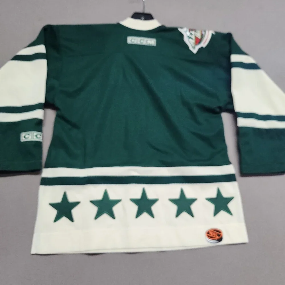 CCM NHL Western Conference 2004 Youth Hockey Jersey Green Size M LS 173